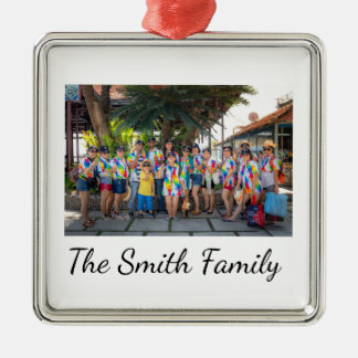 Personlig Modern Simple Reunion Photo Julgransprydnad Metall