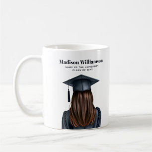 Personlig Modern Studenten Female Student Kaffemugg