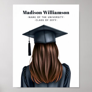 Personlig Modern Studenten Female Student Poster