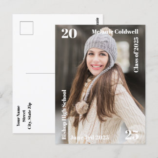 Personlig Modern Studenten-meddelande Vykort