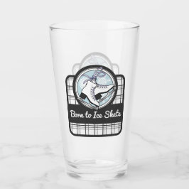 Personlig Modern Tartan Ice Skating Glaskopp