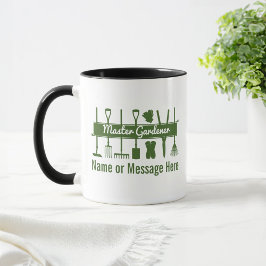 Personlig Modern trädgårdsmästare kaffekopp
