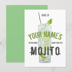 Personlig Mojito Inbjudningar