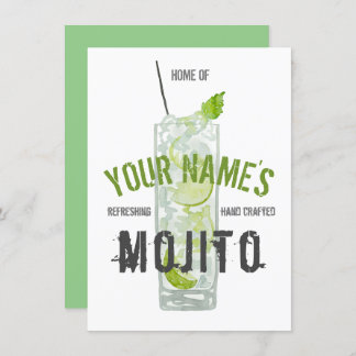 Personlig Mojito Inbjudningar