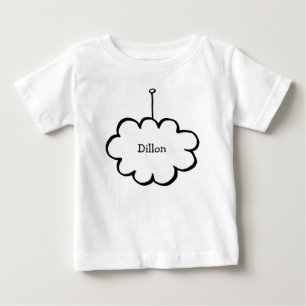Personlig moln på ett snöre tee shirt