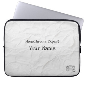 Personlig Monochrome Expert Electronics Bag Laptop Fodral