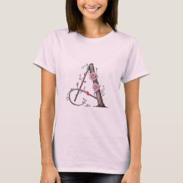 Personlig Monogram A med Ro & Bark T Shirt