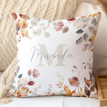 Personlig Monogram-Blommigt