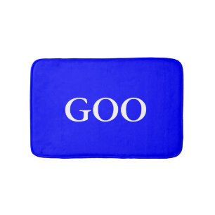 Personlig Monogram Blue Badrumsmatta