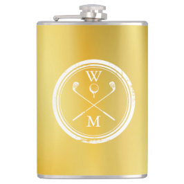 Personlig Monogram Classic Guld Golf Fickplunta