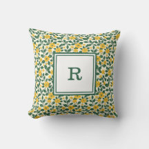 Personlig monogram - Elegant modern blomma