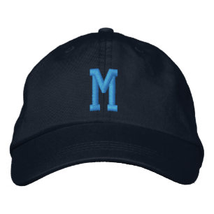 Personlig monogram fet initial broderad keps