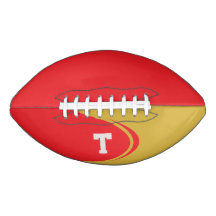 Personlig Monogram Football