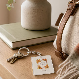 Personlig monogram för höstskörd