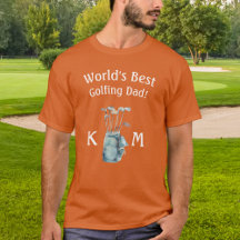 Personlig monogram för världens bästa golfpappa
