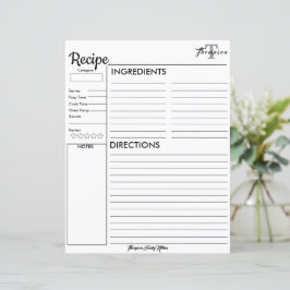 Personlig Monogram från köket... Mottagare