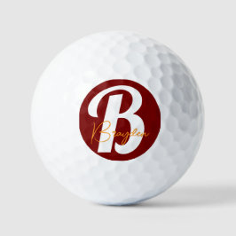 Personlig Monogram Golf Boll