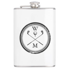 Personlig Monogram Golf Klubb Boll Fickplunta
