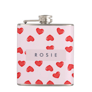 Personlig Monogram Heart Lolipop-Valentineser Fickplunta