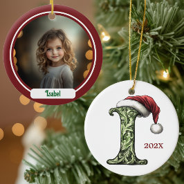 Personlig Monogram I jul Ornament