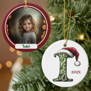 Personlig Monogram I jul Ornament