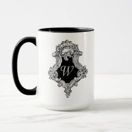 Personlig Monogram Initial Mugg