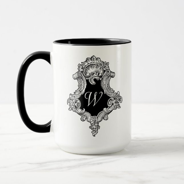 Personlig Monogram Initial Mugg (Vänster)