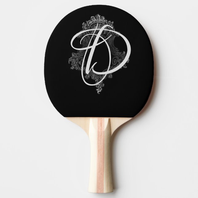 Personlig Monogram Initial Pingisracket (Framsidan)