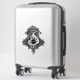 Personlig Monogram Inledande vinylmärkning Klistermärken