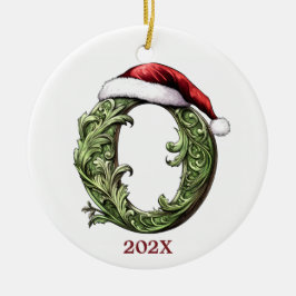 Personlig Monogram jul Ornament