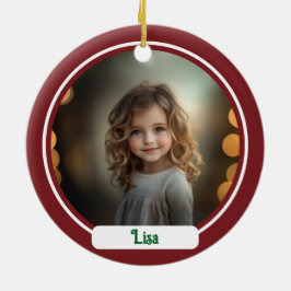 Personlig Monogram jul Ornament