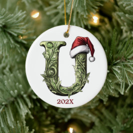 Personlig Monogram jul Ornament