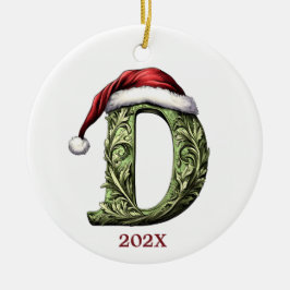 Personlig Monogram jul Ornament