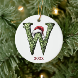 Personlig Monogram jul Ornament