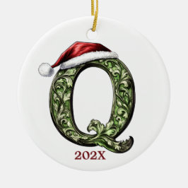 Personlig Monogram jul Ornament