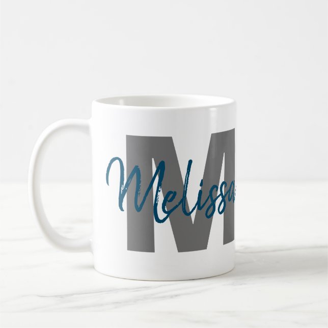 Personlig Monogram Kaffemugg (Vänster)