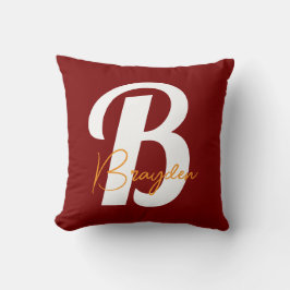 Personlig Monogram Kudde