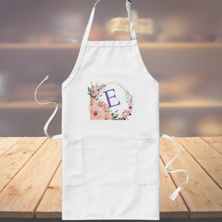 Personlig Monogram Långt Förkläde