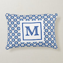 Personlig monogram Modernt Ögonskicks-mönster