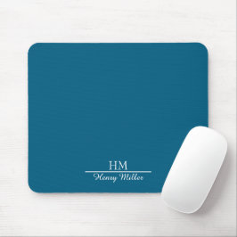 Personlig Monogram Mousepad-Anpassningsbar Initial Musmatta