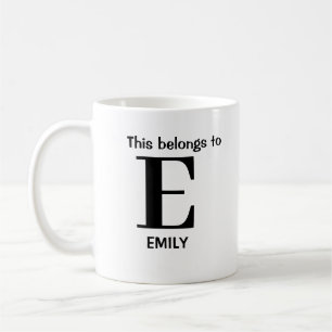 Personlig Monogram Mugg