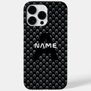 Personlig Monogram Namn Black and White Struktur