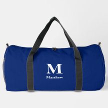Personlig Monogram Namn Blue