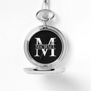 Personlig Monogram och Namn Armbandsur