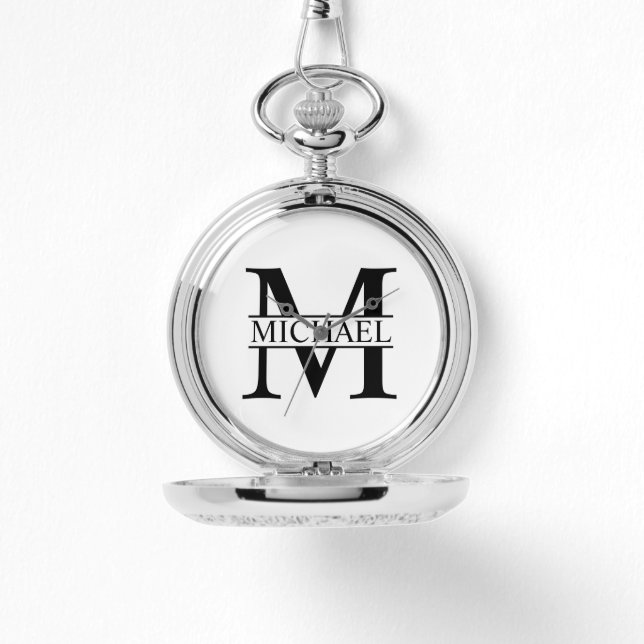 Personlig Monogram och Namn Armbandsur (Framsida)