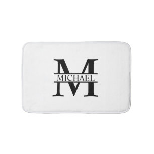 Personlig Monogram och Namn Badrumsmatta