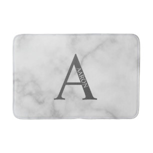 Personlig Monogram och Namn Bathroom Mat Badrumsmatta