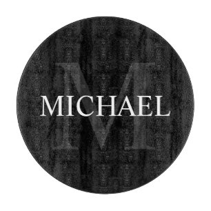 Personlig Monogram och Namn Black