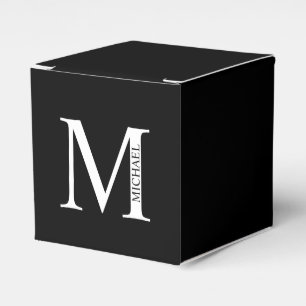 Personlig Monogram och Namn favoritruta Presentaskar
