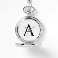 Personlig monogram och namn fickur